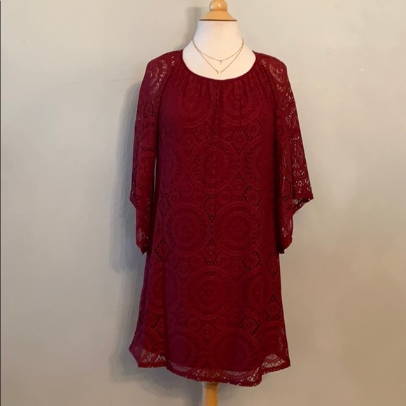 Tacera, Burgundy, Size S - Picture 1 of 6